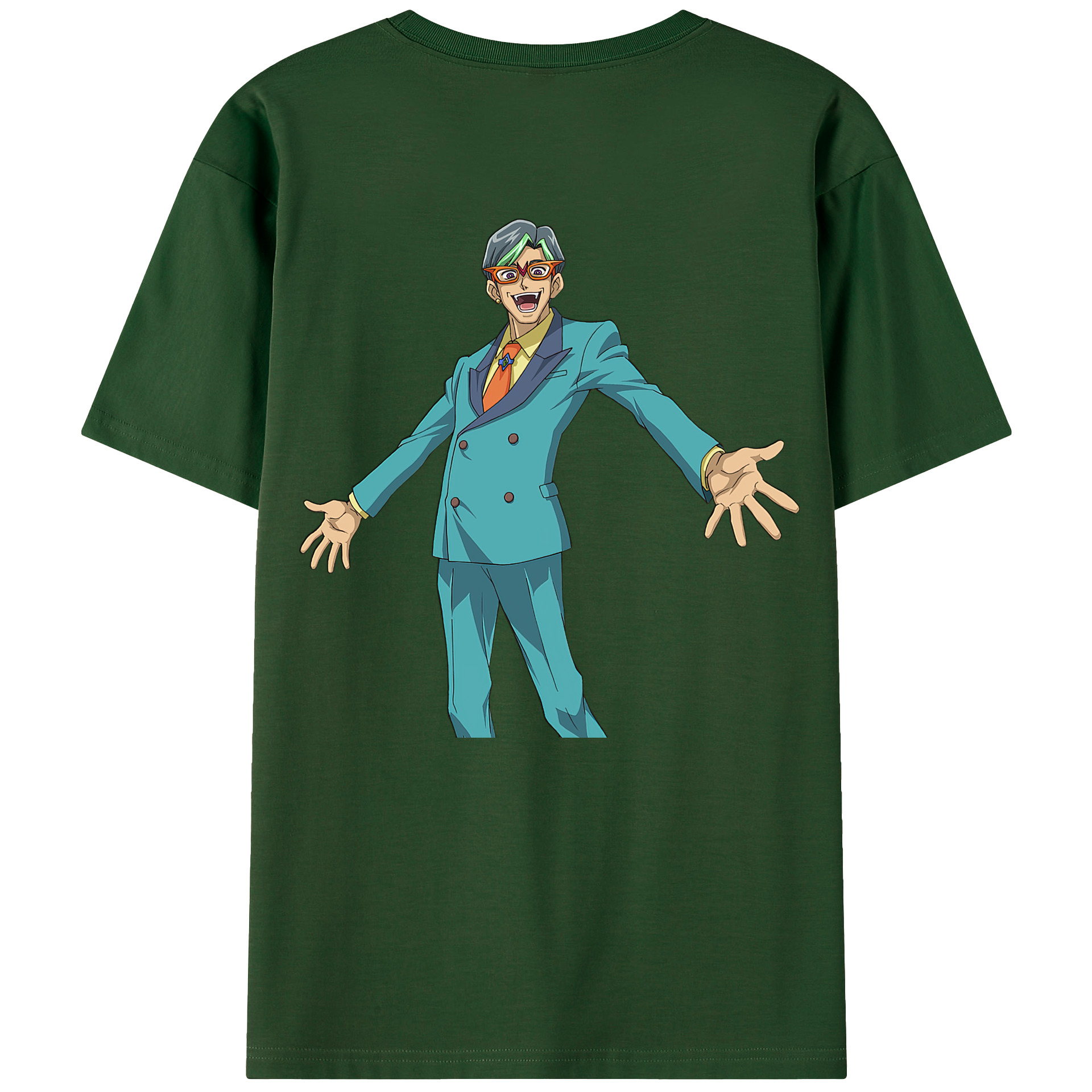 （画像用） 遊☆戯☆王 Yu-Gi-Oh! 綿100％半袖Tシャツ（背面プリント）